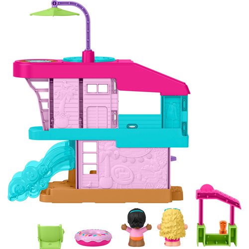 Little People Barbie Beach House Playset