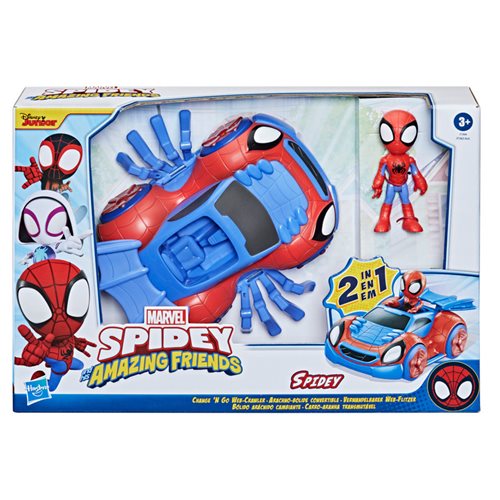 Spider-Man Spidey and His Amazing Friends Change 'N Go Web-Crawler