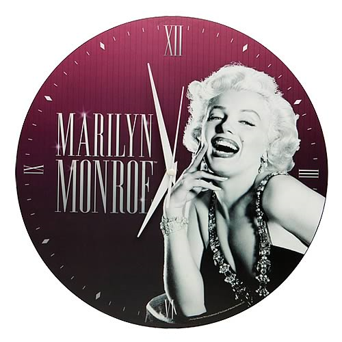 Marilyn Monroe Wall Clock - Entertainment Earth