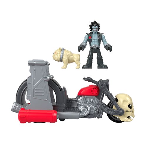 DC Super Friends Imaginext Lobo and Motorcycle Set