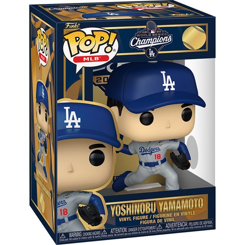 MLB Dodgers Yamamoto 2025 World Series MVP Funko Pop! Vinyl Figure