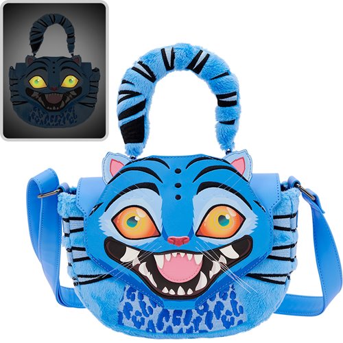KPop Demon Hunters Derpy GIow-in-the-Dark Faux Fur Crossbody Bag