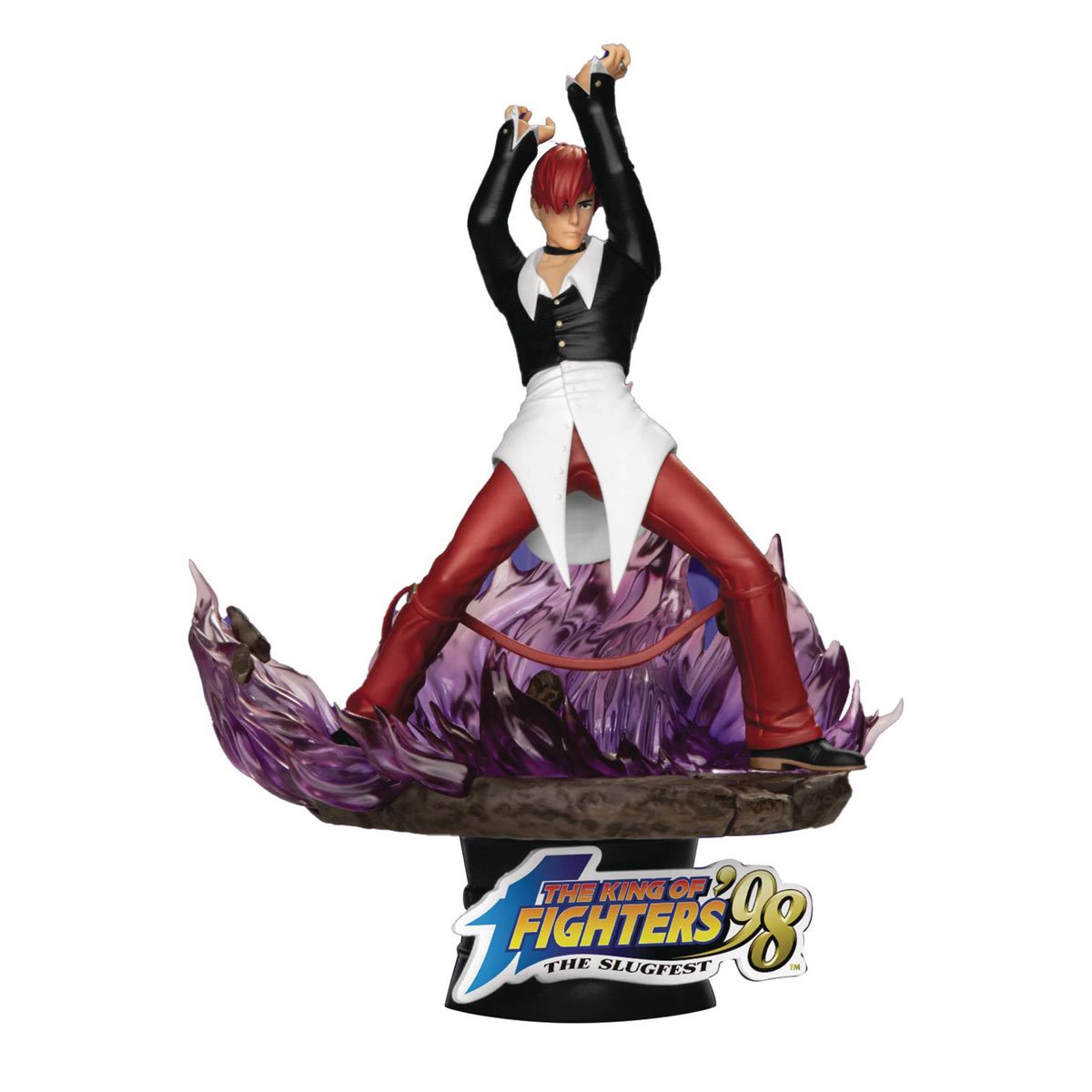  Beast Kingdom The King of Fighters: Iori Yagami DS-044 D-Stage  6-Inch Statue, Multicolor : Video Games