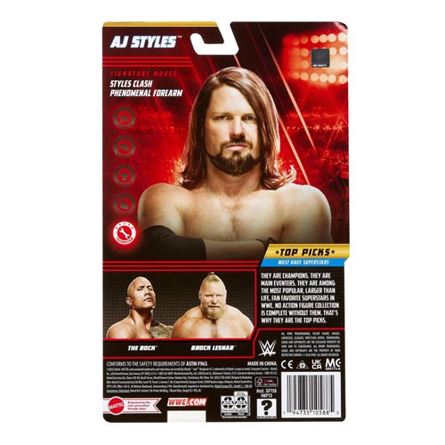 WWE Top Picks 2023 Wave 2 AJ Styles Basic Action Figure
