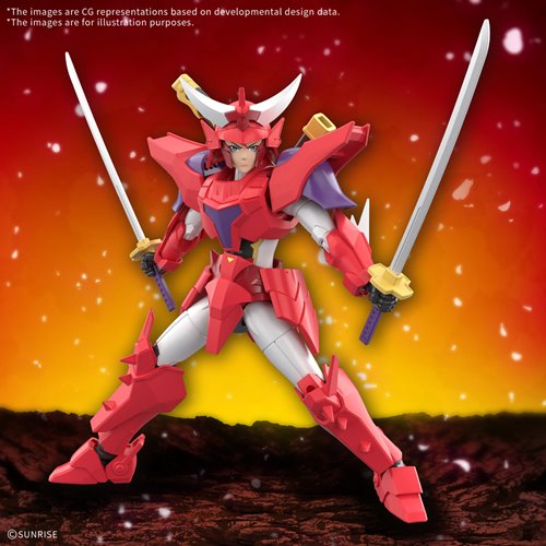 30 Minutes Fantasy Yoroi-Shinden Samurai Troopers Ronin Warriors Gai of the Heat Model Kit