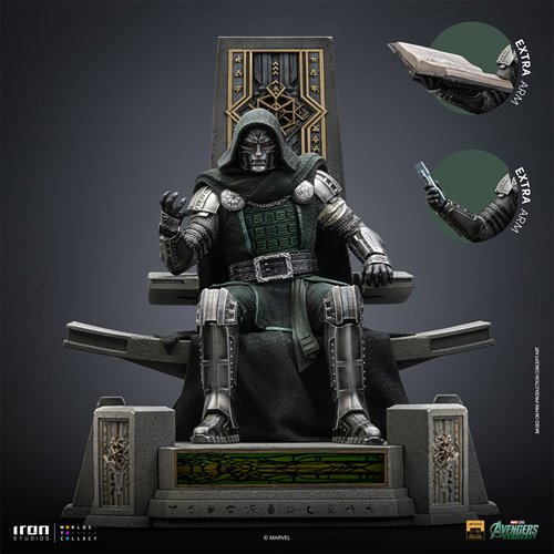 Avengers: Doomsday Doctor Doom on Throne 1:10 Art Scale Limited Edition Statue