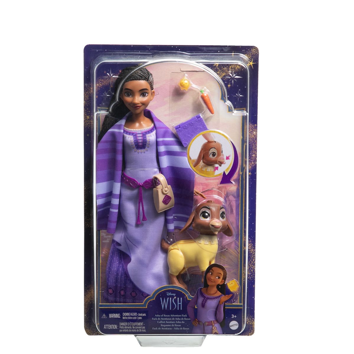Disney princess Wish Accessories Asha Doll Pink