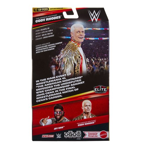 WWE Top Picks Elite Collection 2026 Cody Rhodes Action Figure