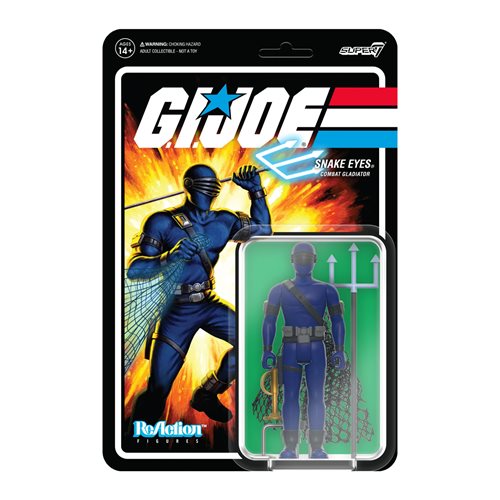 G.I. Joe Combat Gladiator Snake Eyes 3 3/4-Inch ReAction Figure
