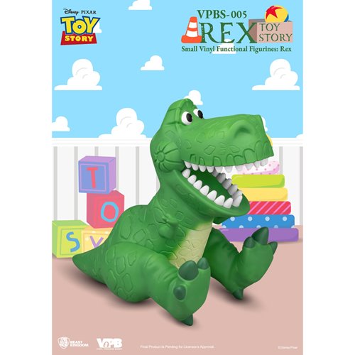 Toy Story Rex VPBS-005 Small Vinyl Piggy Bank