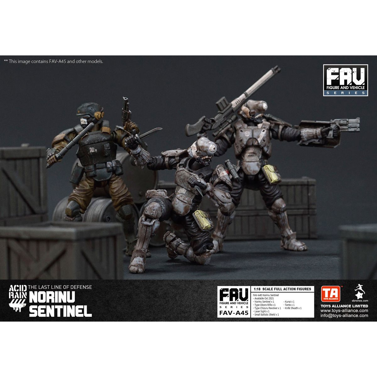 Acid Rain Norinu Sentinel 1:18 Scale Action Figure
