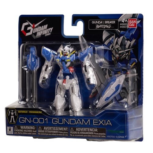 Gundam Infinity Gundam Exia 4 1/2-Inch Action Figure