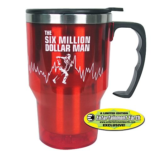 EE Exclusive Six Million Dollar Man 14 oz. Travel Mug