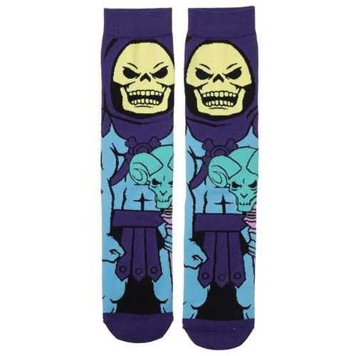 Masters of the Universe Skeletor Character Crew Sock