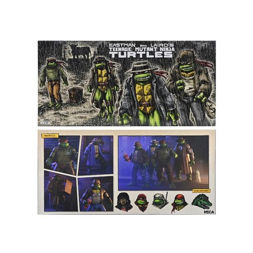Teenage Mutant Ninja Turtles Mirage Comics Gangster Turtles 7-Inch Scale Action Figure 4-Pack