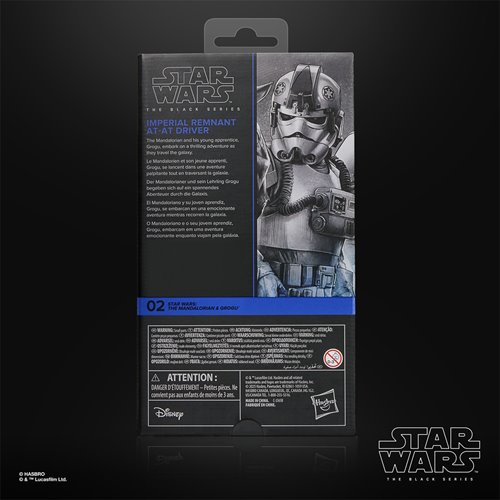 Star Wars The Black Series The Mandalorian & Grogu Imperial Remnant AT-AT Driver 6-Inch Action Figur