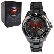 Superman Man of Steel Logo Gunmetal Bracelet Watch