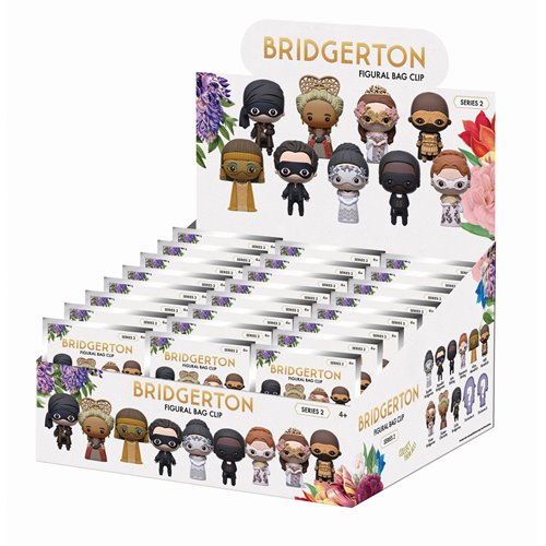 Bridgerton Season 4 Series 2 3D Foam Bag Clip Random 6-Pack