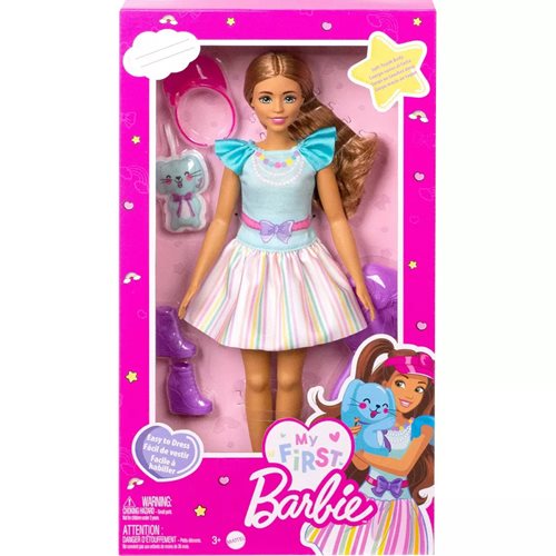 Barbie My First Barbie Doll Brunette Hair with Bunny