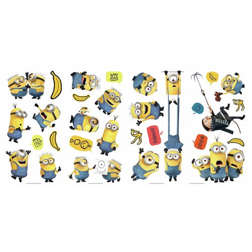 Minions: The Rise of Gru Peel and Stick Wall Decals