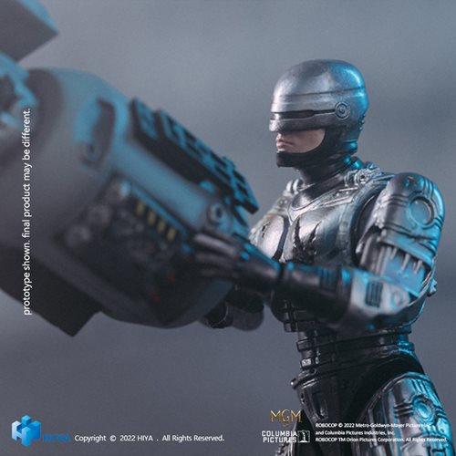 RoboCop ED-209 VS RoboCop Battle Damage 1:18 Scale Action Figure 2-Pack - San Diego Comic-Con 2022 P