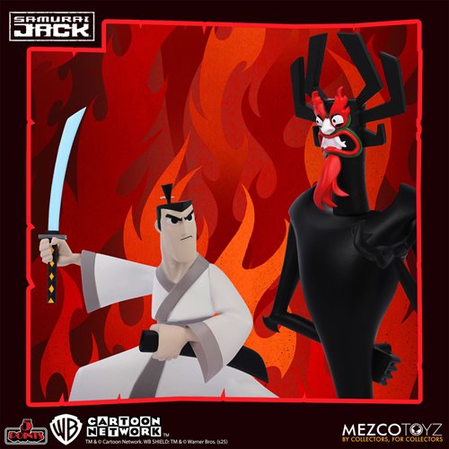 Samurai Jack 5 Points Action Figure Deluxe Set of 3