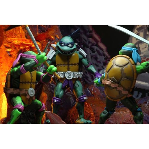 TMNT: Turtles In Time 7-Inch Scale Action Figure Set