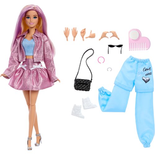 Barbie Deluxe Style Fashion Build Up Doll and Accessories