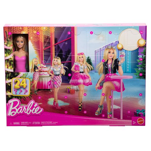 Barbie 2025 Holiday Fab Doll Advent Calendar
