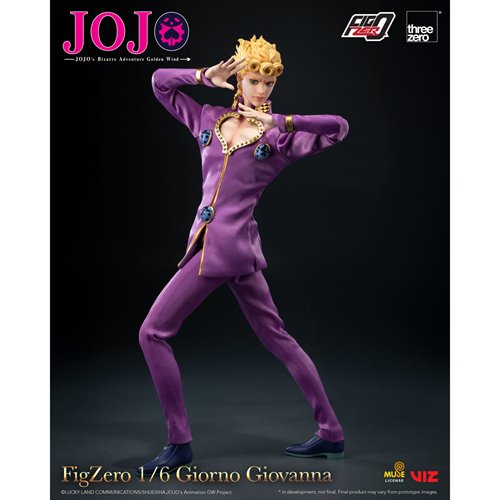 JoJos Bizarre Adventure: Golden Wind Giorno Giovanna FigZero 1:6 Scale Action Figure
