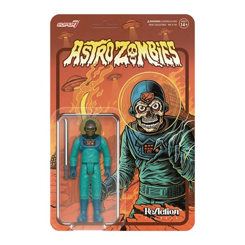 Astro Zombie (Teal/Blue) 3 3/4-Inch ReAction Figure