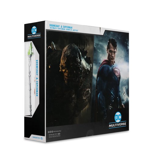 DC Multiverse Doomsday Megafig and Superman Batman v Superman: Dawn of Justice 7-Inch Scale Action F