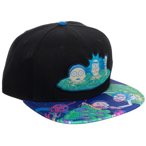 Rick and Morty Portal Snapback Hat