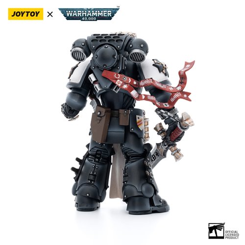 Joy Toy Warhammer 40,000 Black Templars The Emperors Champion Rolantus 1:18 Scale Action Figure