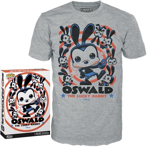 Disney Oswald the Lucky Rabbit Adult Boxed Funko Pop! T-Shirt