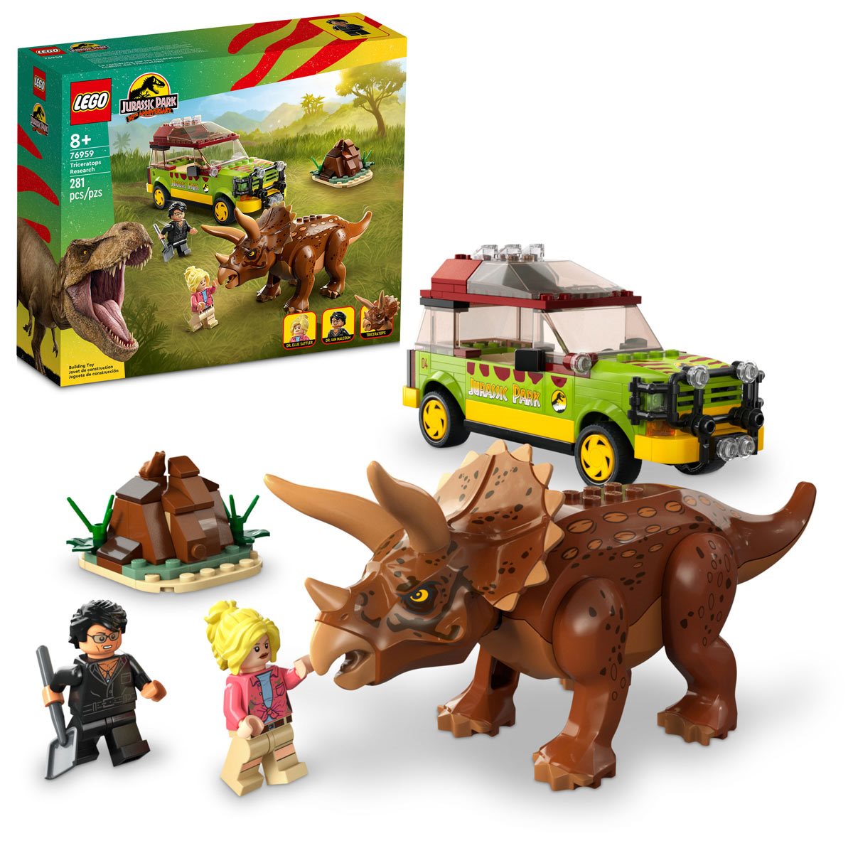 LEGO 76959 Jurassic Triceratops Research