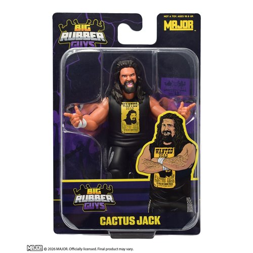 Major Big Rubber Guys Cactus Jack Posed Figure