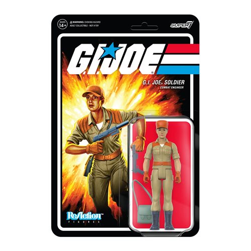 G.I. Joe Female Combat Engineer Short Hair (Tan)  3 3/4-Inch ReAction Figure
