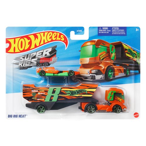 Hot Wheels Super Hauling Rig and Car 2025 Mix 4 Case of 4