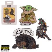 Star Wars: The Book of Boba Fett Nap Time Pins 3-Pack - Convention Exclusive