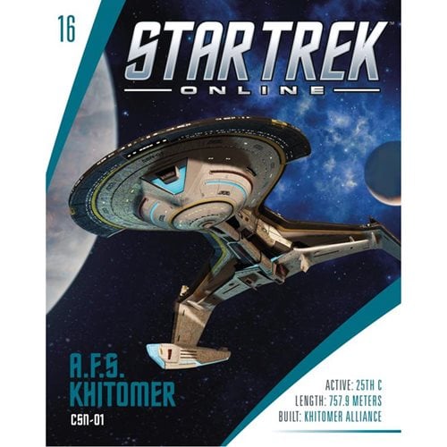 Star Trek Online A.F.S. Khitomer Battlecruiser with Collector Magazine