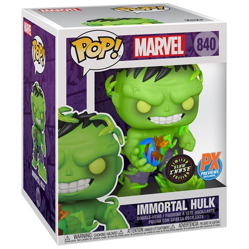 Marvel Super Heroes Immortal Hulk 6-Inch Pop! Vinyl Figure and Variant Comic - Previews Exclusive