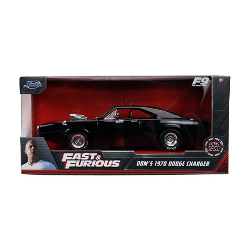 Fast and Furious 9 Dom's 1327 Dodge Charger 1:24 Scale Die-Cast Metal Vehicle