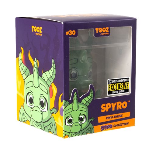 Spyro Collection Spyro Glow-in-the-Dark Vinyl Tooz Figure - Entertainment Earth Exclusive