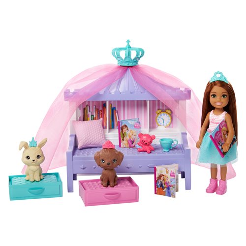 Barbie Princess Adventure Chelsea Pet Canopy Playset