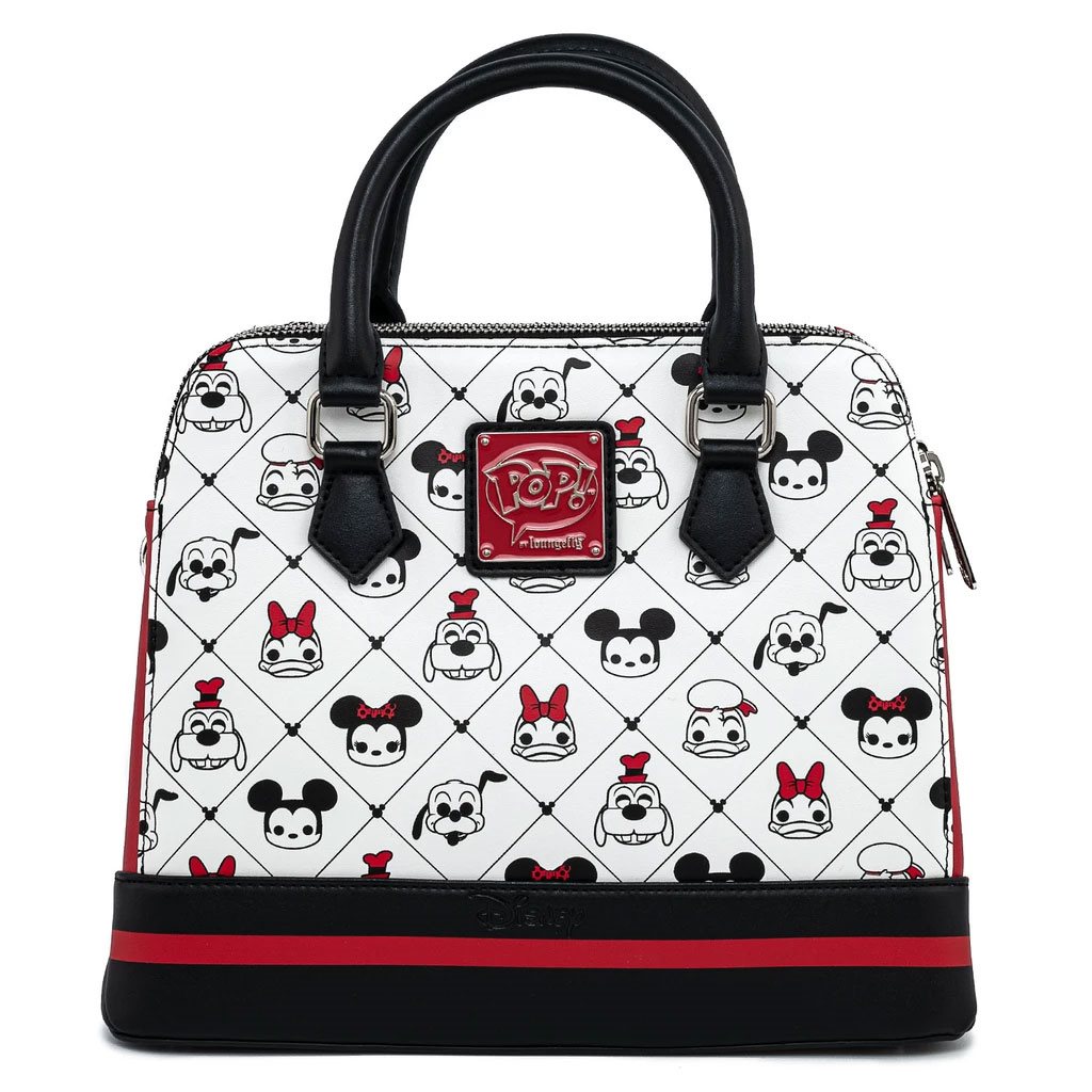 Loungefly Disney Sensational 6 Minnie Mickey Donald Crossbody Bag Purse WDTB1874