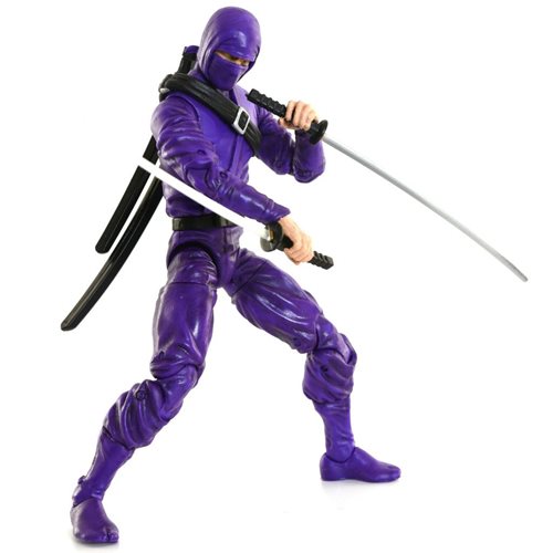 Articulated Icons Purple Basic Ninja 6-Inch Action Figure