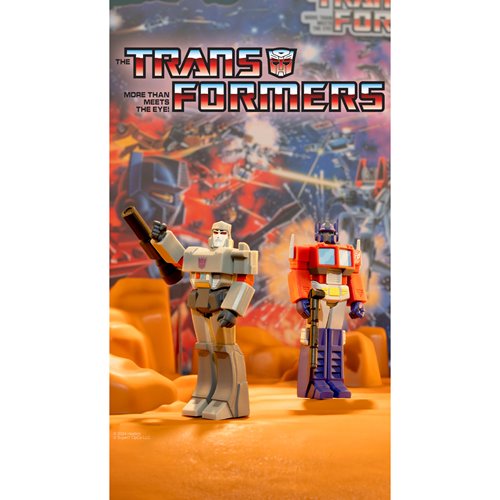 Transformers The Ark ReAction Figure Playset with Optimus Prime and Megatron ReAction Figures