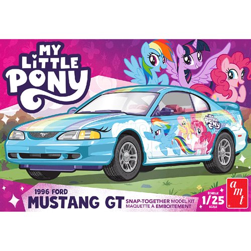 My Little Pony 1996 Ford Mustang 1:25 Scale Model Kit