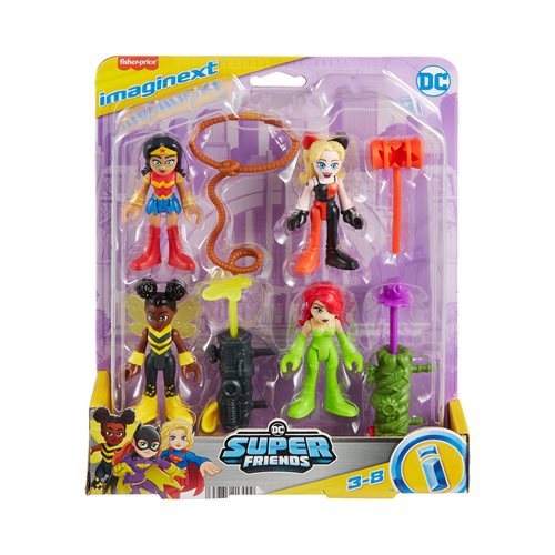 DC Super Friends Imaginext Rivals Action Figure 4-Pack
